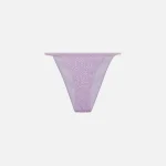 jonathan simkhai crystal mesh string bikini bottom in orchid - KITH-SHOP