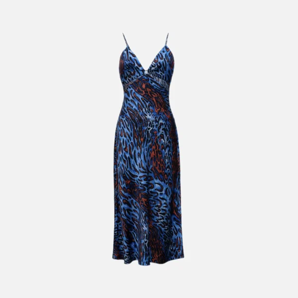 jonathan simkhai eliza essentials coba printed cutout slip dress - KITH-SHOP