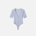 jonathan simkhai sky connie compact rib bodysuit - KITH-SHOP