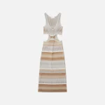 jonathan simkhai tide stripe colleen dress - KITH-SHOP