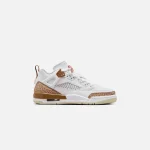 jordan gs spizike low white pink oxford archaeo brown - KITH-SHOP