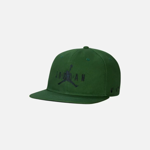 jordan pro jm air visor forest green black - KITH-SHOP