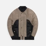 junya watanabe man karrimor check nylon ramie jacket beige - KITH-SHOP