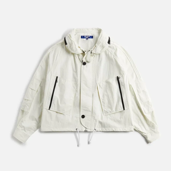 junya watanabe man white nylon ripstop jacket - KITH-SHOP