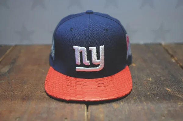 just don new york giants super bowl logo cap navy red - KITH-SHOP