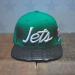 just don new york jets super bowl script logo cap green black - KITH-SHOP