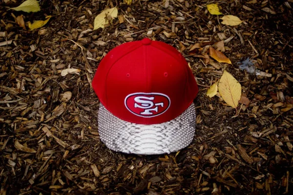 just don san francisco 49ers logo cap red and natural - KITH-SHOP