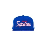 just don virginia squires royal blue snapback hat - KITH-SHOP