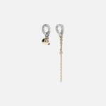 justine clenquet darcy gold and palladium earrings - KITH-SHOP