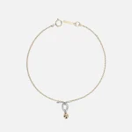 justine clenquet darcy gold palladium choker necklace - KITH-SHOP