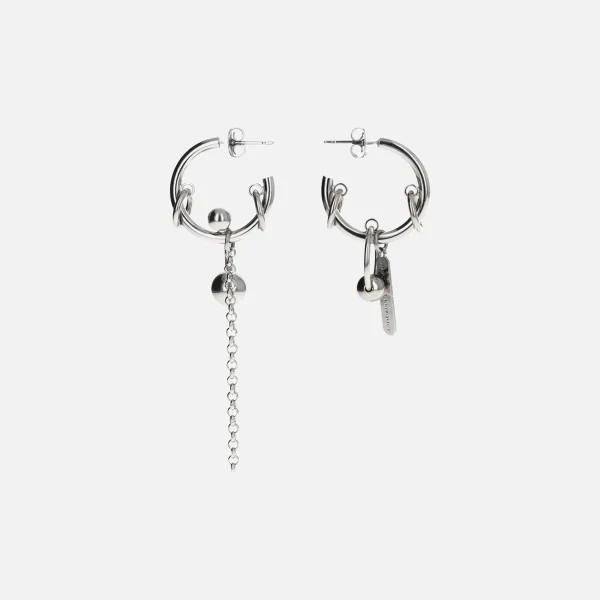 justine clenquet evie palladium earrings - KITH-SHOP