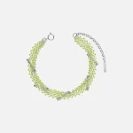 justine clenquet green acid choker necklace - KITH-SHOP