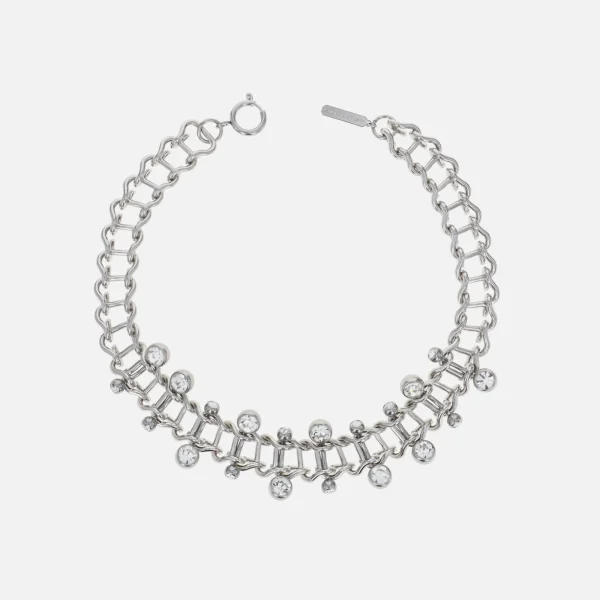 justine clenquet palladium mindy choker necklace - KITH-SHOP