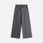 jw anderson charcoal double waist trousers - KITH-SHOP