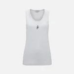 jw anderson white anchor embroidery vest - KITH-SHOP