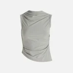 k selma asymmetrical tank top in grey the line collection - KITH-SHOP