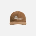 khaki oyster global script baseball cap - KITH-SHOP