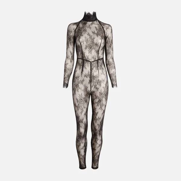 kim shui black lace jumpsuit - KITH-SHOP