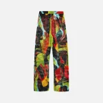 kim shui green multi stitch design pants - KITH-SHOP