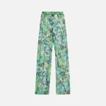 kim shui high waist pant in purple and green - KITH-SHOP