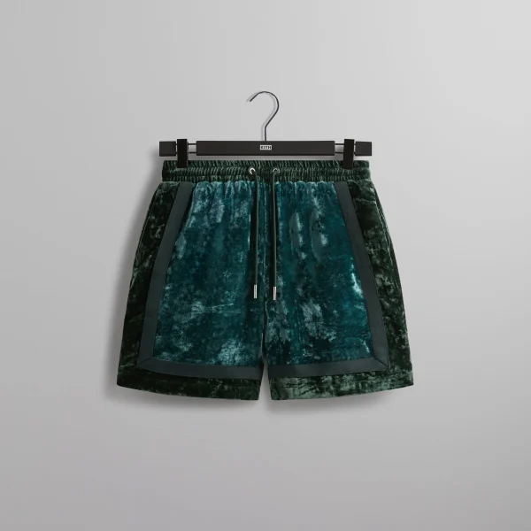 kin algae infused crushed velvet keon short - KITH-SHOP