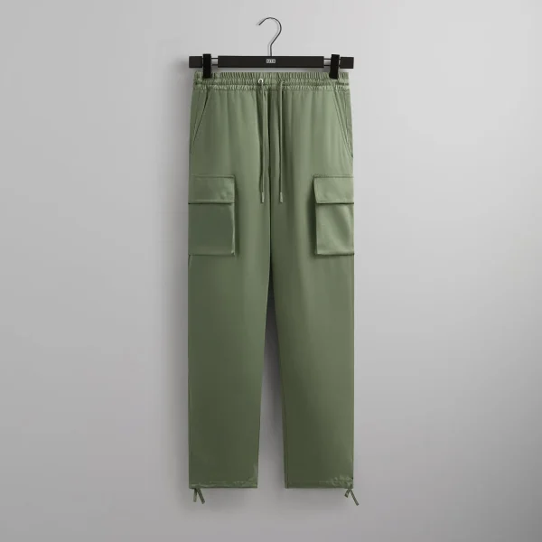 kin bay breeze washed satin kelvin parachute pants - KITH-SHOP