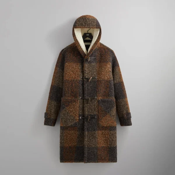 kin boucle check nolen coat stylish kindling design - KITH-SHOP