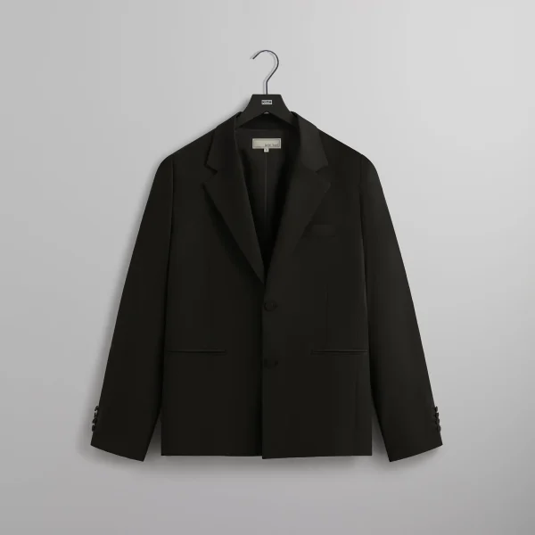 kin erik blazer in tropical wool black - KITH-SHOP