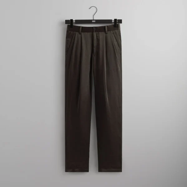 kin vintage satin montrose pants kindling - KITH-SHOP