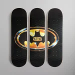 kith 1989 batman triptych skatedeck set black - KITH-SHOP