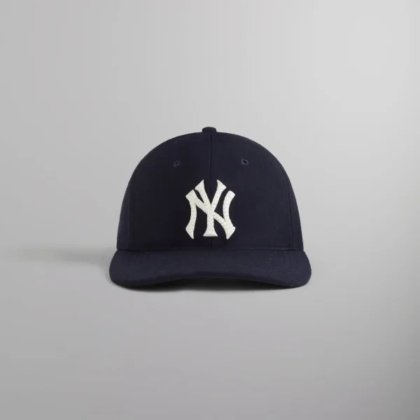 kith 47 new york yankees stem stitch franchise long sleeve cap nocturnal - KITH-SHOP