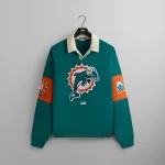 kith 47 nfl miami dolphins nelson collared pullover sweatshirt - KITH-SHOP