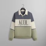 kith asteroid nelson collared panelled pullover - KITH-SHOP