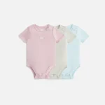 kith baby 3 pack palette bodysuits dusty quartz collection - KITH-SHOP