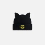 kith baby bat ear beanie black batman official merch - KITH-SHOP