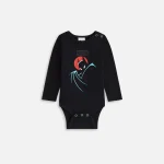 kith baby batman animated vintage black bodysuit - KITH-SHOP