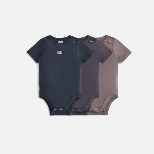 kith baby battleship 3 pack bodysuit palette - KITH-SHOP