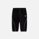 kith baby black velour track pants - KITH-SHOP