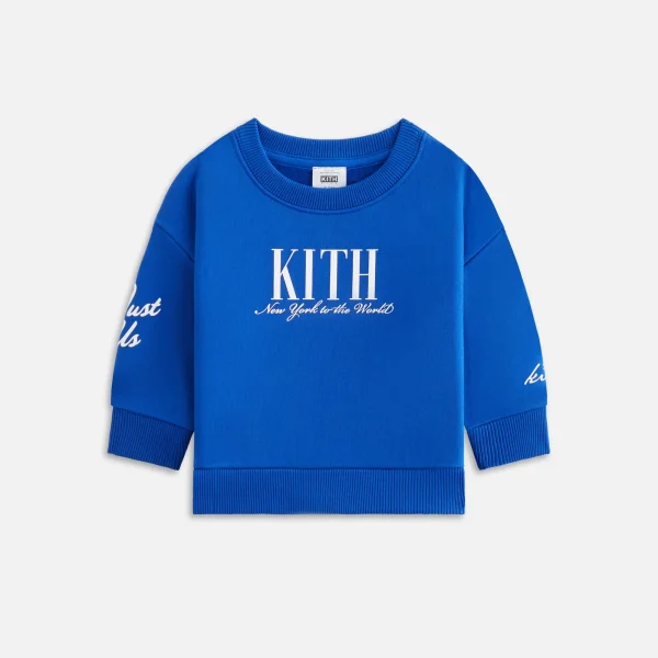 kith baby cyclone nelson logo crewneck sweatshirt - KITH-SHOP