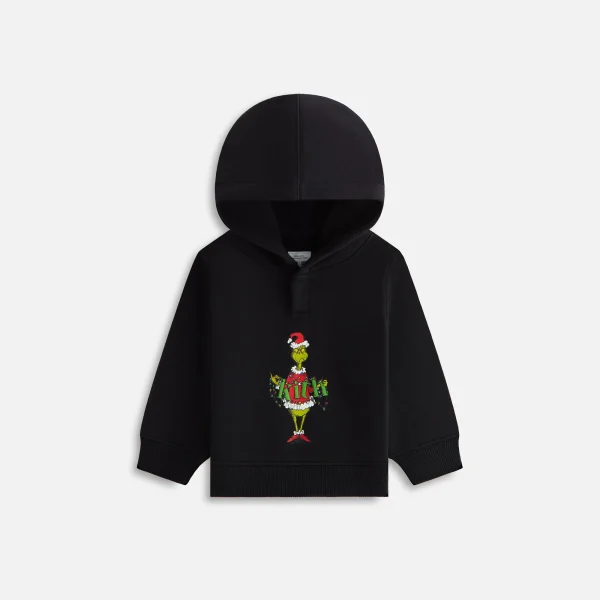 kith baby grinch ornament williams hoodie black - KITH-SHOP