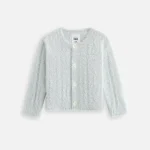 kith baby mohair cable knit cardigan luxe palais collection - KITH-SHOP