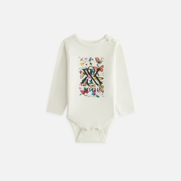 kith baby monarch bodysuit in sandrift - KITH-SHOP