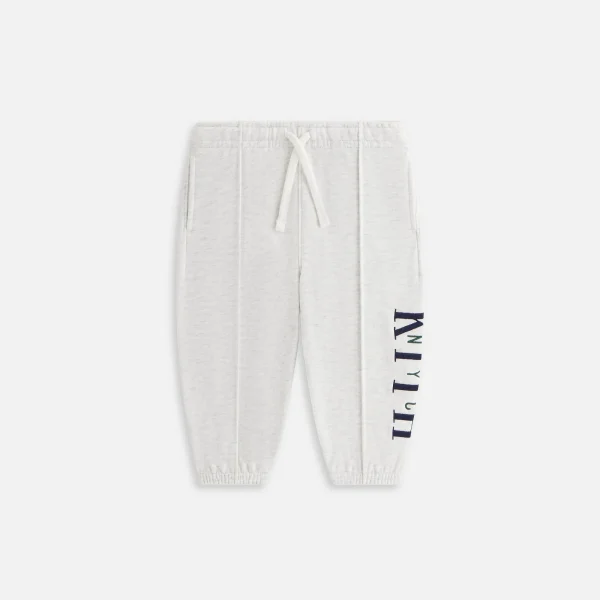 kith baby nelson sweatpants light heather grey - KITH-SHOP