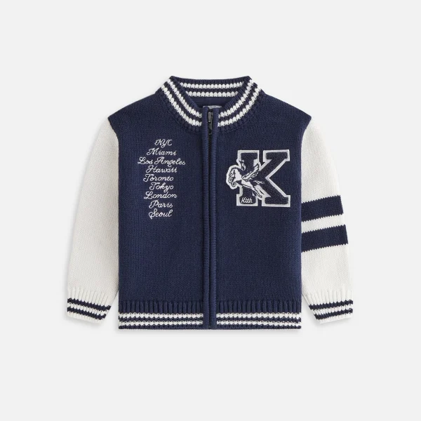 kith baby nocturnal wyona varsity sweater - KITH-SHOP