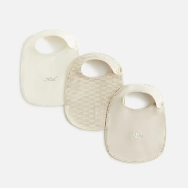 kith baby silk 3 pack bib set - KITH-SHOP