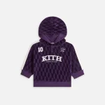 kith baby sovereign velour soccer hoodie - KITH-SHOP