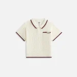 kith baby waffle tilden polo shirt - KITH-SHOP