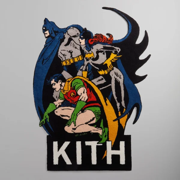 kith batman team rug multi colored official batman collection - KITH-SHOP