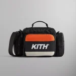 kith black logo embroidered camera bag - KITH-SHOP