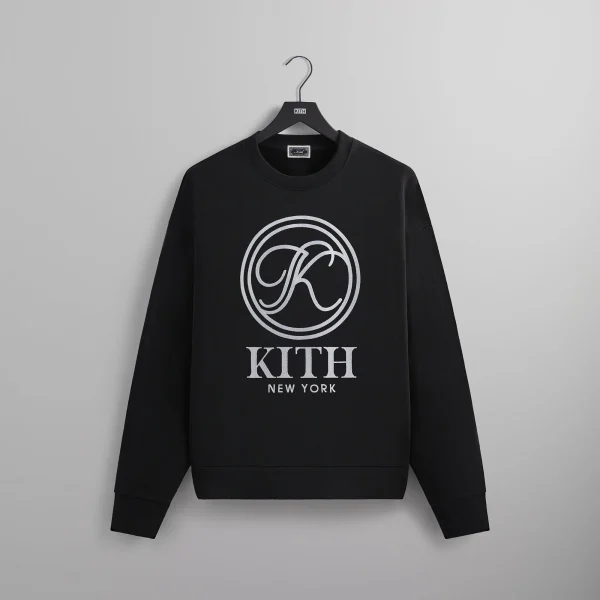 kith black nelson crewneck sweatshirt - KITH-SHOP